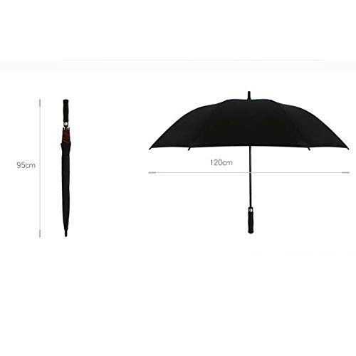 Parapluie de golf extra grand double couche fort et durable bleu