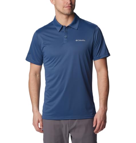 Image of Columbia Men's Solid Regular Fit Hike Polo