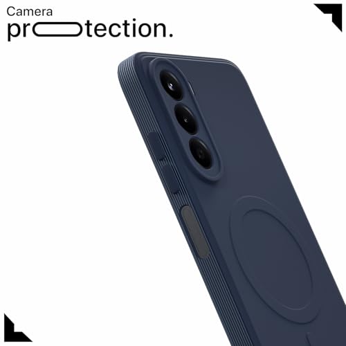 Image of Pikkme Back Cover for OnePlus Nord CE 6 Lite 5G Soft Matte Silicone Mag-Safe Design (Mag-Safe Not Support) Camera Protection | Slim Fit Bumper Cover (Blue)