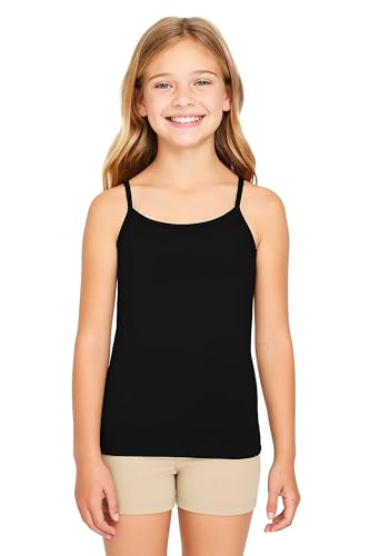 Image of Kurve Girl's Sleeveless Tank Top - Stretch Undershirts Cami Camisole, UV Protective Fabric, Rated UPF 50+ (Made in USA)