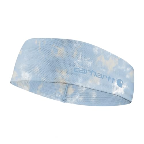 Carhartt Men's UP0263U Force® Lightweight Cooling Headband, Watercolor Camo Print-moonstone/Malt, One Size