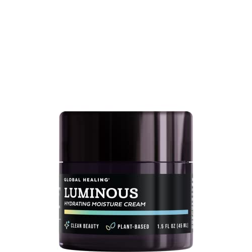 Global Healing Luminous - Premium Luxury Face Moisturizer Cream - Antioxidant Face Lotion For Women &amp; Men To Hydrate, Nourish and Soothe Dry, Sensitive Skin To Soft Skin, Crema Para La Cara - 1.7 Oz