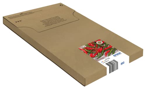 Epson 503 Chillies, Genuine Multipack, Eco-Friendly Packaging, 4-Colours Ink Cartridges, 4 Colour C/M/Y/Blk, Standard - Image 2