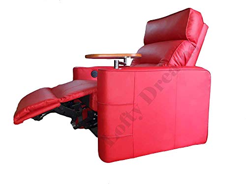 Image of Recliner Sofa Electric Single seat Chair in Leatherette with 5 Years Warranty Power Reclining Couch Modern & Stylish Living Room Automatic recliners Comfy Lumbar Support for Sleep