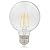 Maxxima G25 LED Light Bulb Globe Filament Bulb - 40 Watt Equal, 500 Lumens 2700K Warm White, E26 Standard Edison Vanity Bulb, Great for Kitchen, Living Room, and Bathroom, Non-Dimmable, 120V - 6 Pack
