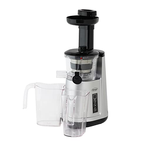 Omega Jc3000Sv13 Vertical Masticating Juicer, 65 Rpm Compact Cold Press Juicer Machine, 150 W, Silver #TOP5