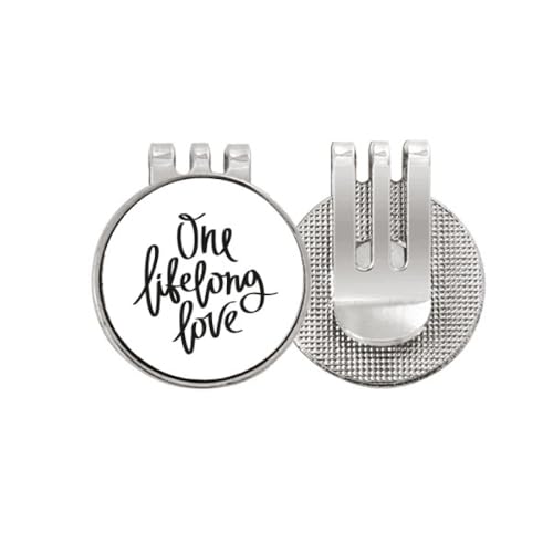 Golf ball marker en émail magnétique Lifelong Love, accessoire haut de gamme Art Déco