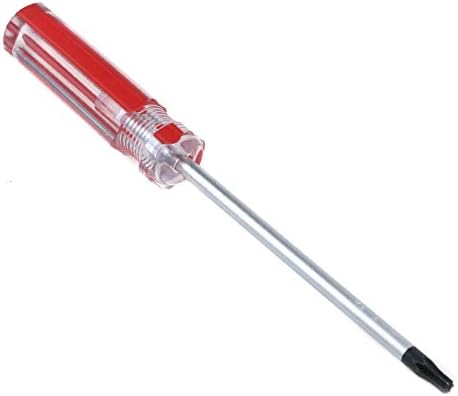 Antrader T20 5mm Magnetic Tip Plastic Grip Torx Security Screwdriver 100mm Long