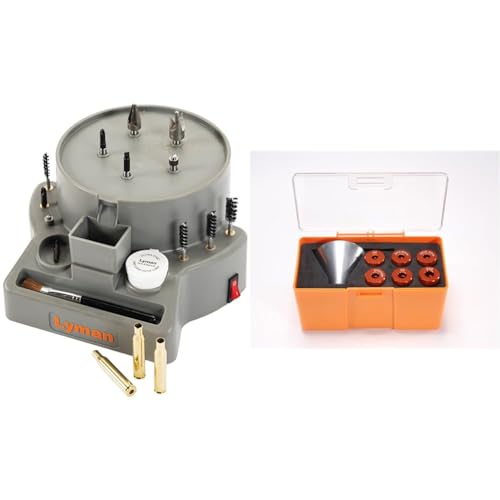 Lyman Case Prep Xpress 115V 7810220 and Brass Smith Pro Powder Funnel System, 5