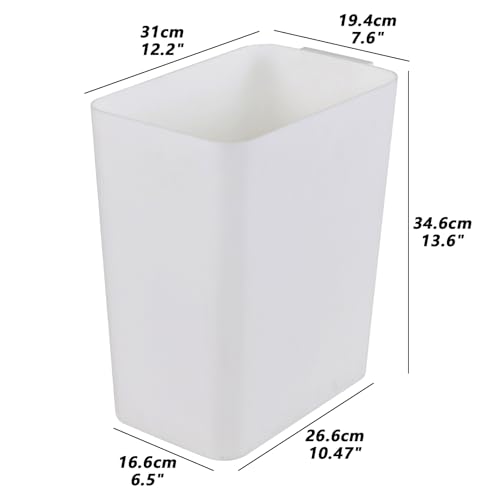 Pack de 3 Canecas de Basura Plásticas Slim 4.5 Gal miniatura 3