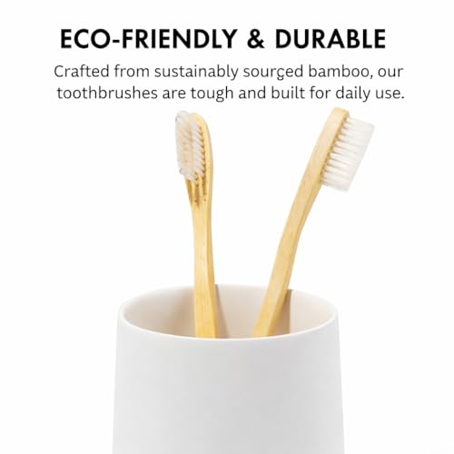 Yew-Design-Matte-White-Bathroom-Toothbrush-Holder-Cup-Round