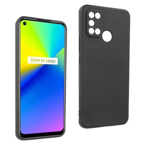 Funda Carcasa para OPPO REALME 7i, Anti-Deslizante Negra, Elegante y Ligera, TPU Flexible Premium