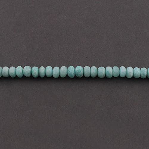 Amazonite perles rondelles 8mm, la pierre de sérénité pour bijoux