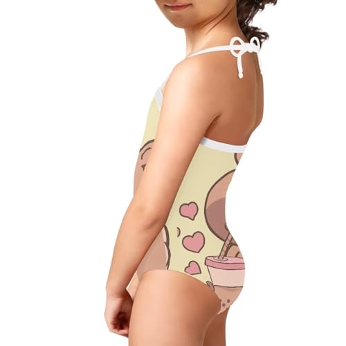 Girls One Piece Swimsuit Christmas Casual Beach Sport Athletic Bathing Suits2