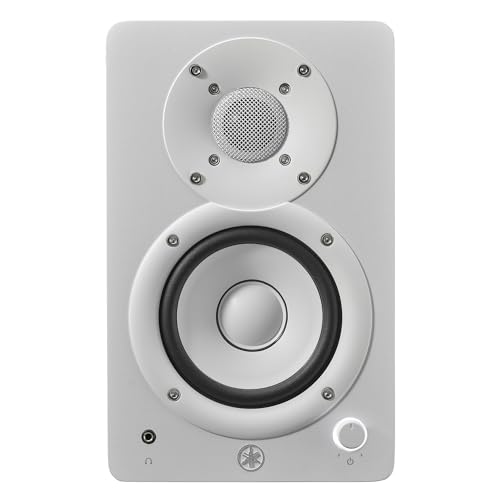 Yamaha HS4 Powered Studio Monitor in White, Pair (HS4 W) - Image 3