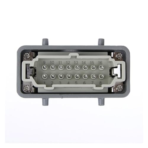 Conector aviación H16B-HE-016-2 16 pines gris miniatura 6