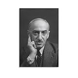 Poster de Franois Mauriac - Impression sur toile - Dcoration murale moderne - 20 x 30 cm