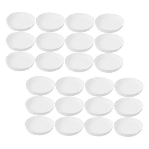 TOGEVAL 200 piezas Tapas Desechables para Vasos de Papel Cubiertas Protectoras para Bebida Bares y Restaurantes de Unidades