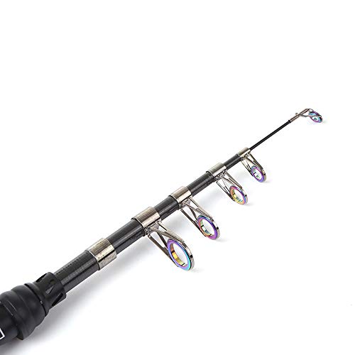 Anself Blusea Vara De Pesca Super Leve Telescópica De Carbono Mar Vara De Pesca Vara De Pesca Tackle