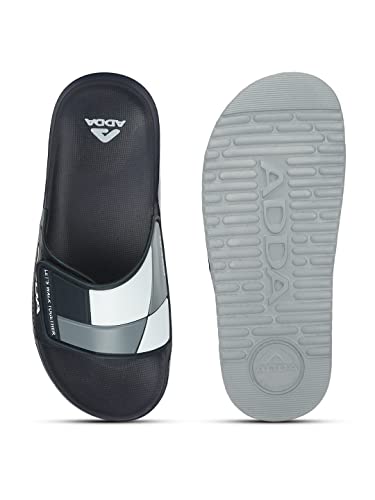 Image of Adda GRAPHIC || Durable & Comfortable || 2D Sole || Skid Resistant || Lightweight || Soft and Comfortable Footbed || Outdoor Slipper || Special Soft || Sliders for Men