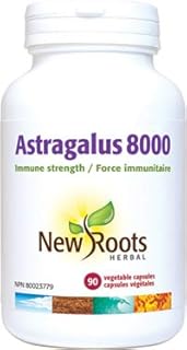 New Roots Herbal - Astragalus 8000, 500mg 90 Capsules - Astragalus Root Extract - Immune System Support - Astragalus Supplement Astragalus Membranaceus - Immune Support Supplement -Astragalus Capsules