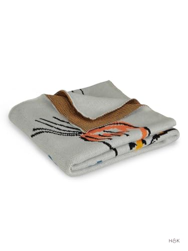 Image of haus & kinder Knitted Baby Blanket, Soft Breathable Baby Blankets Newborn, Premium Baby Blanket for 0-2 Years, Cozy Blankets for Crib, Nursery & Stroller, New Born Baby Essentials | Zoo Cuddle