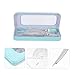 Angoily 1 Set Compass Set Back to School Supplies Geometry Protractor Geometry Kit Geometry Tools Compass and Protractor Compass for Geometry Compact Compass Kit Measuring Blue