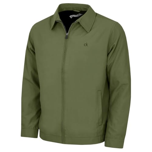 Calvin Klein Homme Hawkins Bomber Veste - Vert kaki - XXL