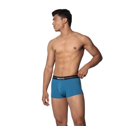 Image of Kearo Men's Modal Trunk | Underwear with Fly | 4 Way Stretch, Stylish, Comfy, Soft Fabric, Anti-Microbial & Odor Free | Pack of 1