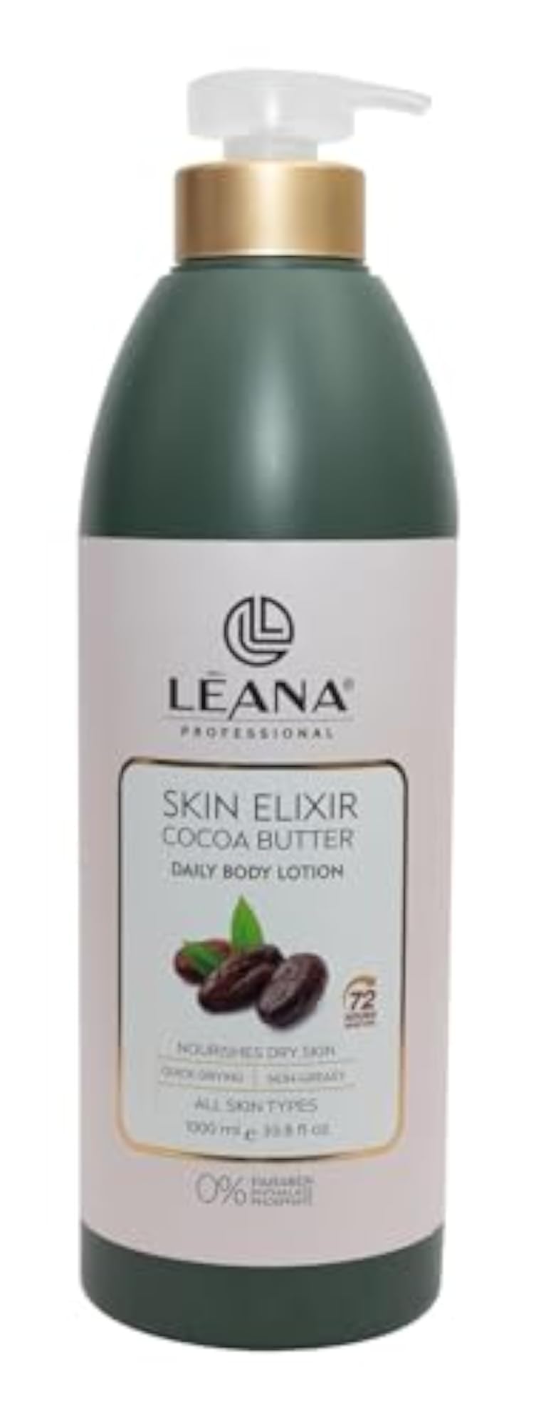 Le'ana Skin Elixir Cocoa Butter Daily Body Lotion, 1000 ml