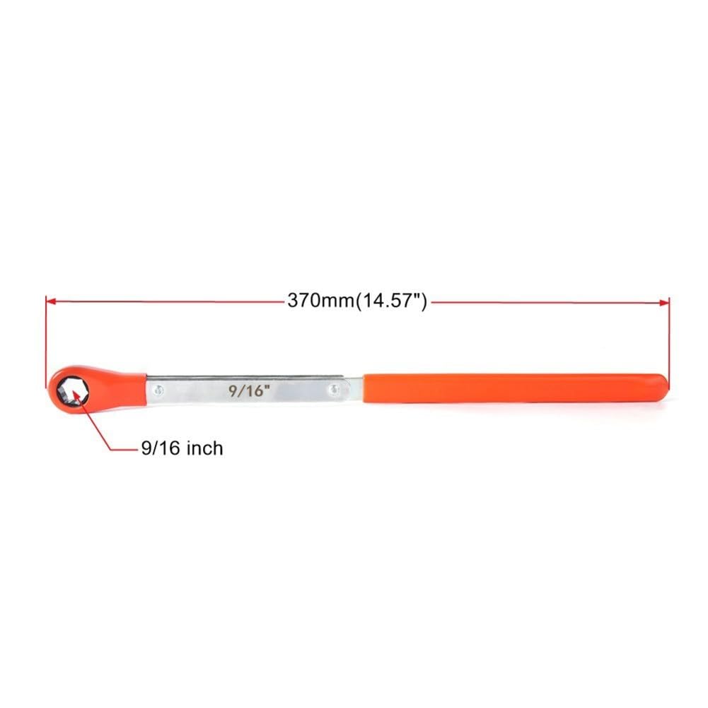 Kit di rilascio automatico del regolatore del gioco 4 pezzi con chiavi da 5/16 7/16 9/16 pollici, strumenti di manutenzione dei freni resistenti per semi camion