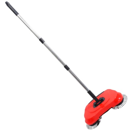 Alipis Abs Stainless Push Sweeper Floor Cleaning Mop Broom Dustpan No Electricity