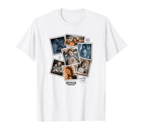 Stranger Things 4 Eddie Munson Scrapbook Photos T-Shirt