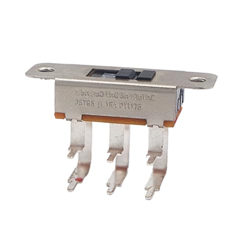 Interrupteur de tension d'alimentation 125V 250V avec aiguille incurvée 6P