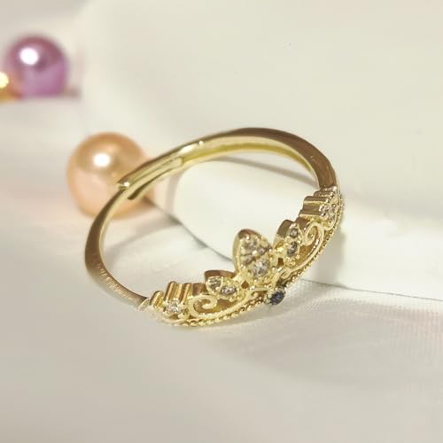 Enchanted Royal Tiara Bridal Ring Jewelry for Engagement, Cosplay & Halloween Costume Accessories Gift for Women3