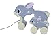 Pull Along Rabbit & Bunny by Discovery Toys