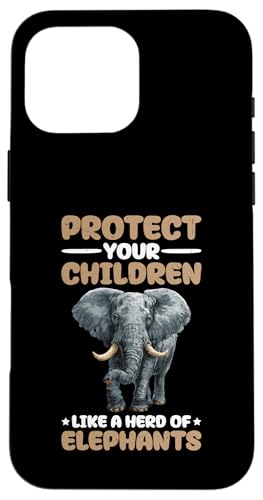 Protect Your Children Like A Herd Of Elephants スマホケース iPhone 16 Pro Max 用