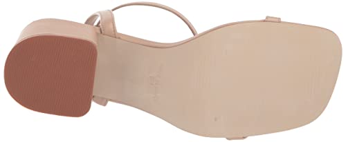 Steve Madden Women's Audrina Heeled Sandal, Natural Leather, 6