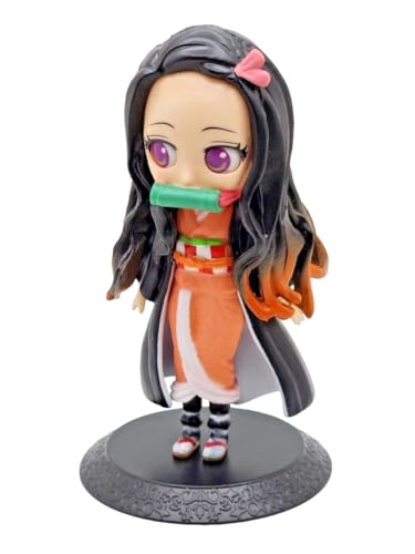 Image of Demon Slayer Kimetsu no Yaiba 6 inch in Action Figure| Lightweight Attractive Durable Toy Figures for Home Decors Office Desk and Study Table - Nezuko Kamado
