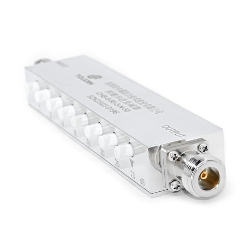 tojoin rf step attenuator step-adjustable attenuator push-button step attenuator n type attenuator 0-90db dc to 25ghz 50 ohm rf attenuator n type female attenuator 1pcs