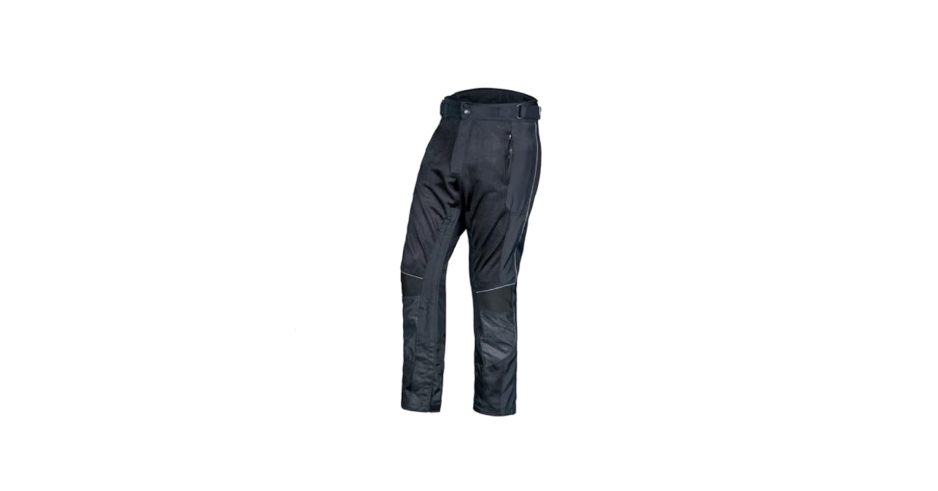【THE MOZZ】Mountain Brushed Hood Setup Pants Men's Motorcycle Mesh Pants Full Leg Zipper Riding Pants