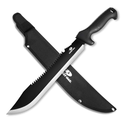 Image of Mossy Oak 19 inch Heavy Duty Machete with Saw and Sheath