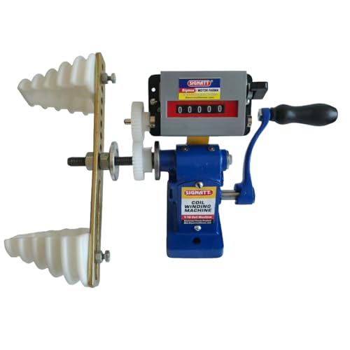 Premium Coil Winding Machine,with Steel Gears, Dies/Farma, Handle and Coil Meter