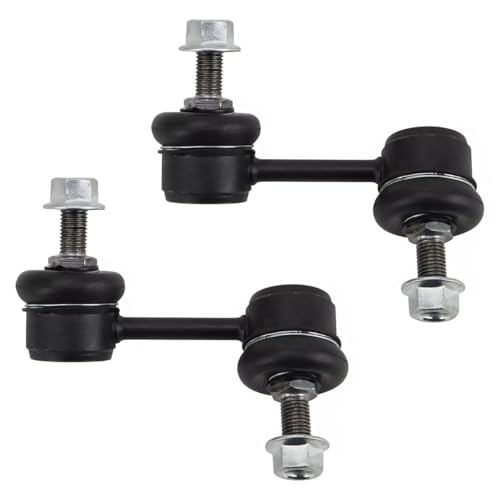 Image of Detroit Axle - Rear Struts Sway Bars for 2001-2006 Lexus 2 Struts with Coil Spring Assembly 2 Sway Bar Links 2002 2003 2004 2005 Suspension Replacement