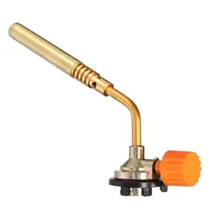 M&M HARIS Multipurpose Imported Butane Heat Gun/Torch. Handy Tool For Copper Pipe Welding & Brazing, Camping, Jewelry Repair Work Gas Torch Flamethrower Butane Burner