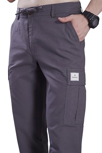 Image of DIVISIVE Men's Loose Fit Linen Blend Cotton Cargo Pants