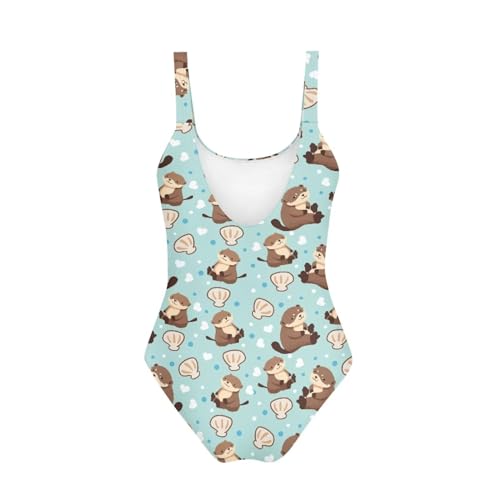 Jndtueit Teen Girls One Piece Bathing Suit Full Coverage Swimsuit Sports Scoop Neck Sleeveless Swimwear for Summer Beach2