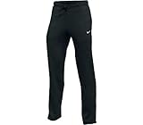 Nike Men's Club Fleece Pants (Black/White, Small)