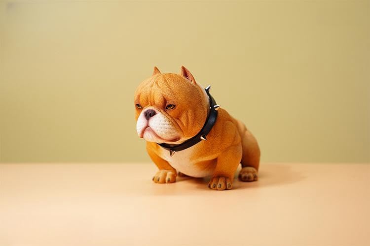 Amazon.com: WLNTDOLA 1:6 Scale Mini Bully Dog Figure American