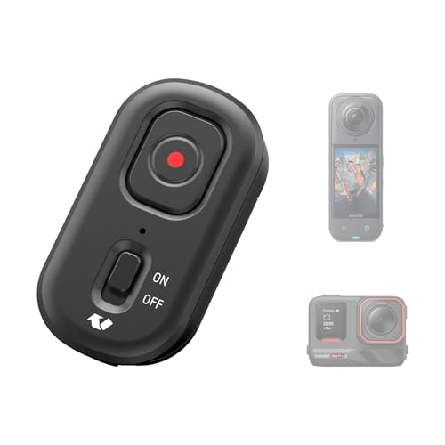 VRIG Bluetooth Remote Control Compatible with Insta360 X5/X4 Air/G03S/Ace Pro2/Ace Pro/GO3S-Smart Action Accessories
